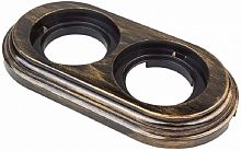 Рамка-ретро универсальная Bironi Лизетта 2-м. пластик бронза картинка